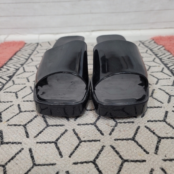 Urban Outfitters  UO Gina Platform Slide Sandals in Black, sz 10 - Picture 4 of 13